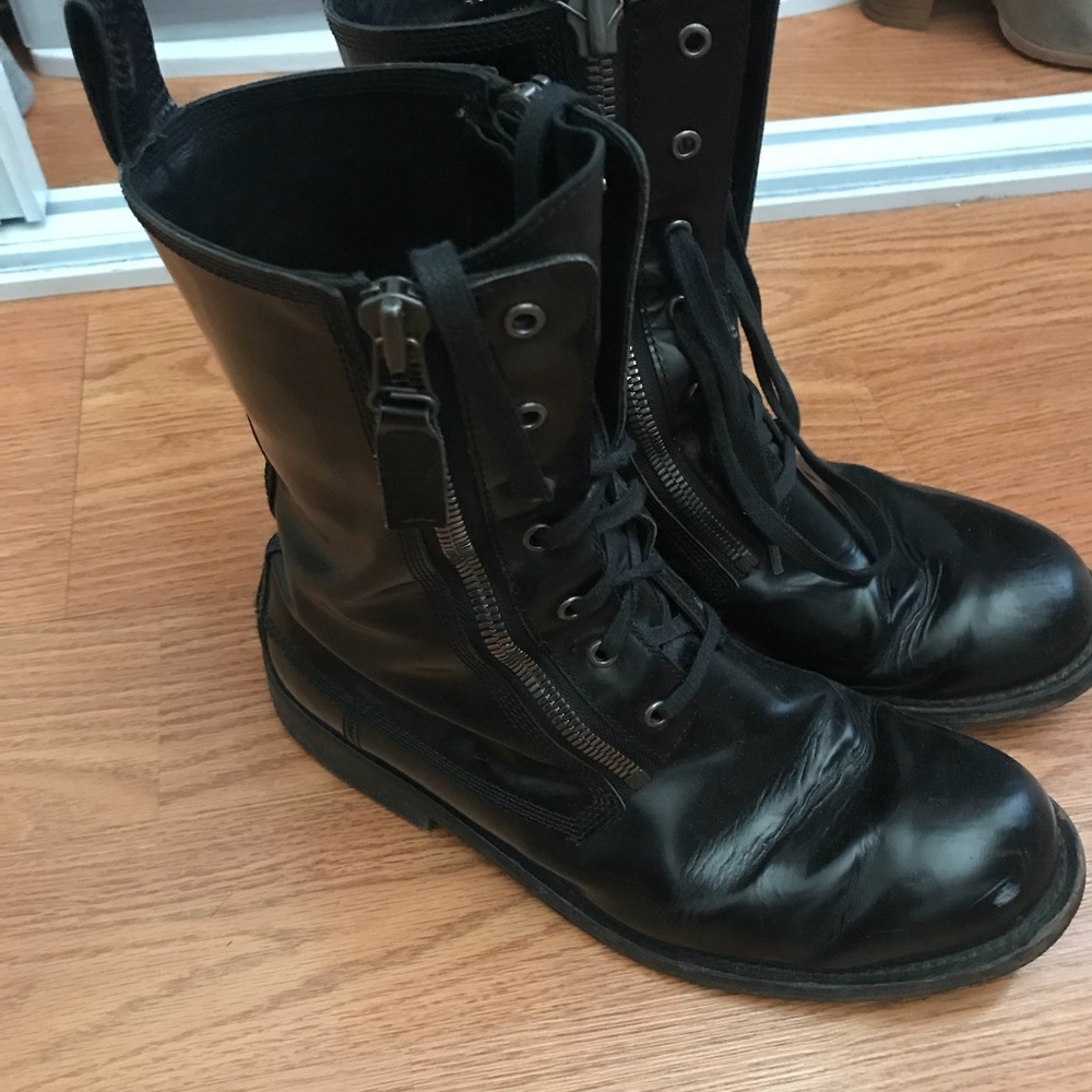2010 men’s balmain combat boots